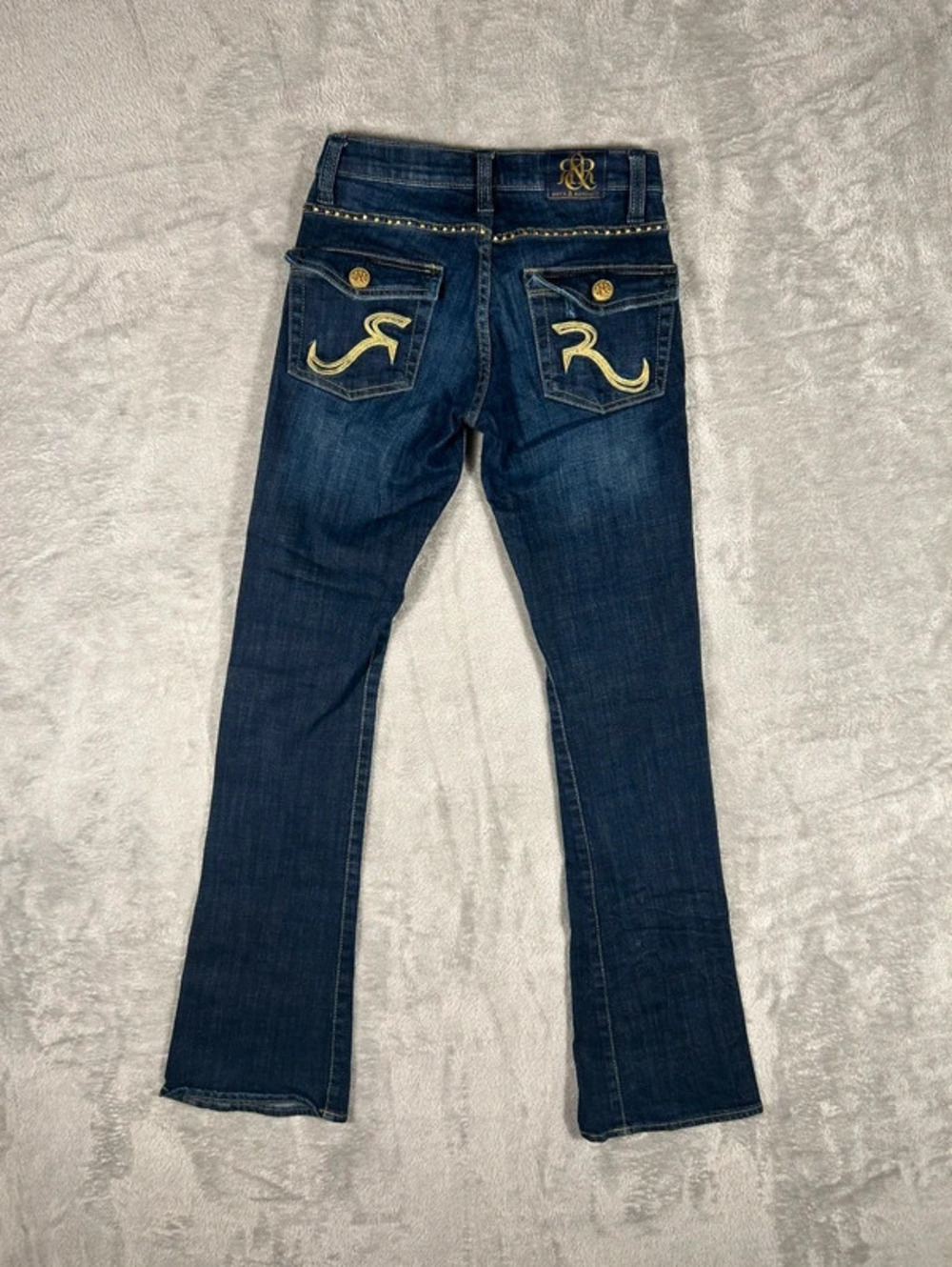y2k rock & republic low rise bootcut jeans size 0